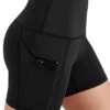 Solid High Waisted Pocket Detail Swim Shorts -Rosewe Swimwear Store 271108 P 1619319771331